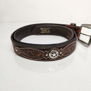 Ariat‎ Genuine Leather Belt Brown Size 42 A1037602